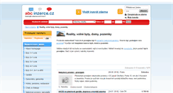 Desktop Screenshot of nemovitosti.abc-inzerce.cz