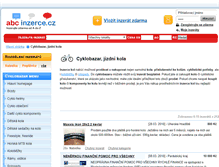 Tablet Screenshot of cyklobazar.abc-inzerce.cz