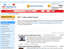 Tablet Screenshot of hudba.abc-inzerce.cz